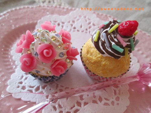 キラキラ可愛い ２種のカップケーキ作りに挑戦 がくぶんスイーツデコ製作講座レポ 15 Sweets Decoな毎日